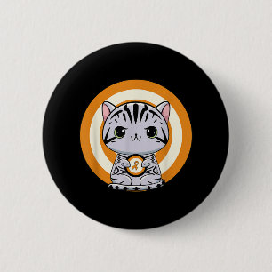 Amerikanische Kurzhaar Katze Anime Kätzchen Leukäm Button