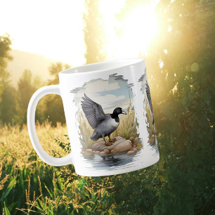 Amerikanische Kutsche in Feuchtgebieten Kaffeetasse