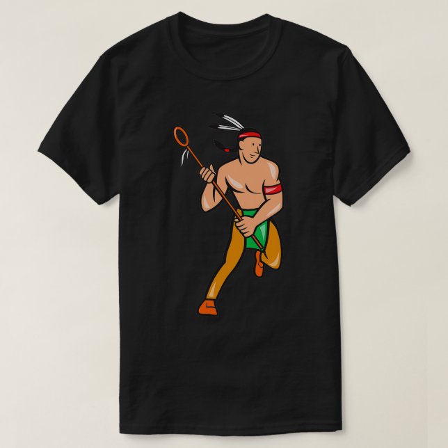 Amerikanische Lacrosse 5 T-Shirt (Design vorne)