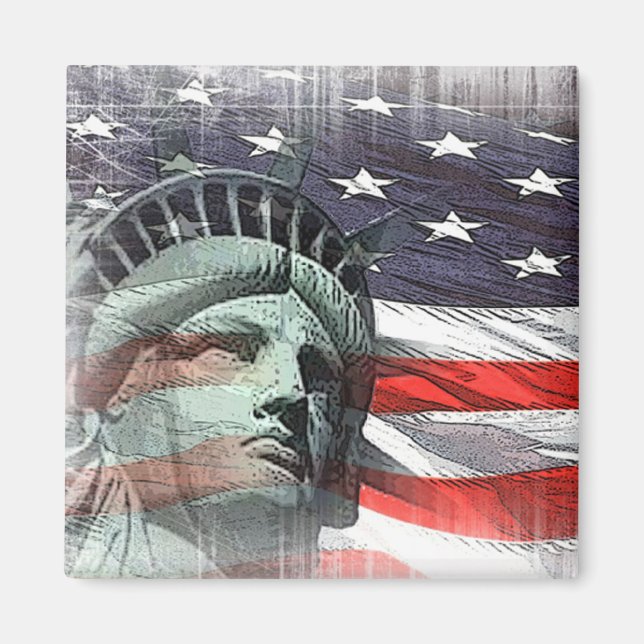 AMERIKANISCHE LIBERTY MAGNET (Vorne)
