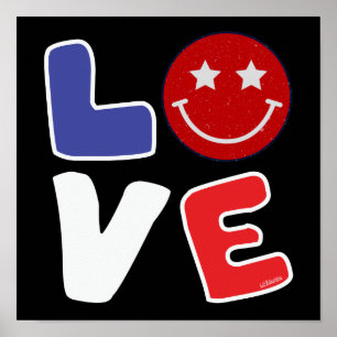 AMERIKANISCHE LIEBE lustig 4. Juli Poster