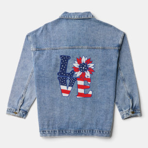 Amerikanische Liebesaffäre Jeansjacke