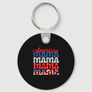 Amerikanische Mama passende Familie 4. Juli amerik Schlüsselanhänger