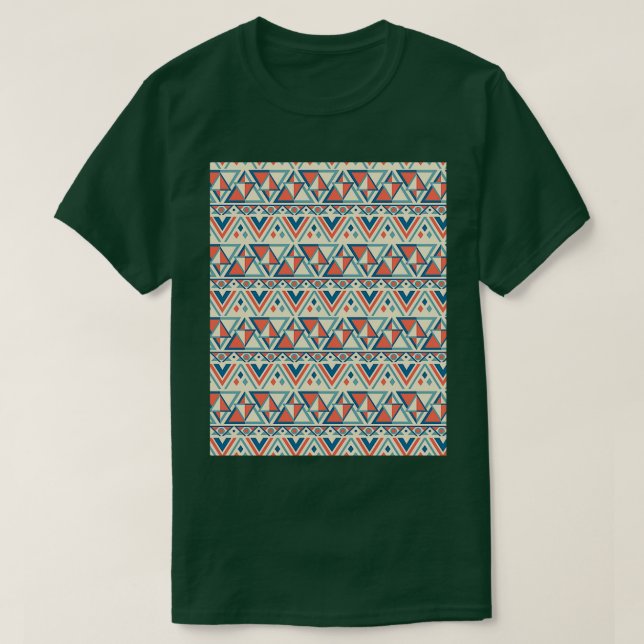 Amerikanische Mandala Graphic T-Shirt (Design vorne)