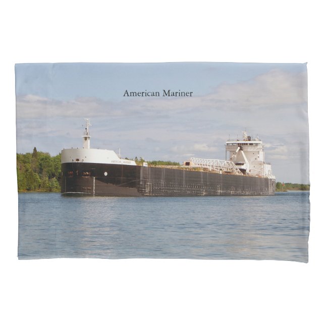 Amerikanische Mariner-Kissenschale Kissenbezug (Vorderseite)
