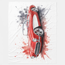 Amerikanische Muscle-Car-Flanelldecke Fleecedecke