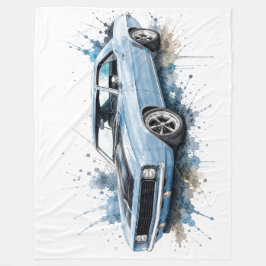 Amerikanische Muscle-Car-Flanelldecke Fleecedecke