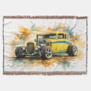 Amerikanische Muscle-Car-Wurfdecke Decke