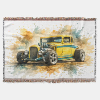 Amerikanische Muscle-Car-Wurfdecke Decke
