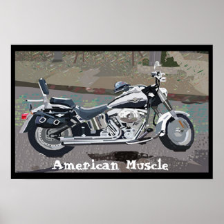 Amerikanische Muskulatur Poster