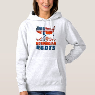 Amerikanische norwegische Wurzeln Hoodie