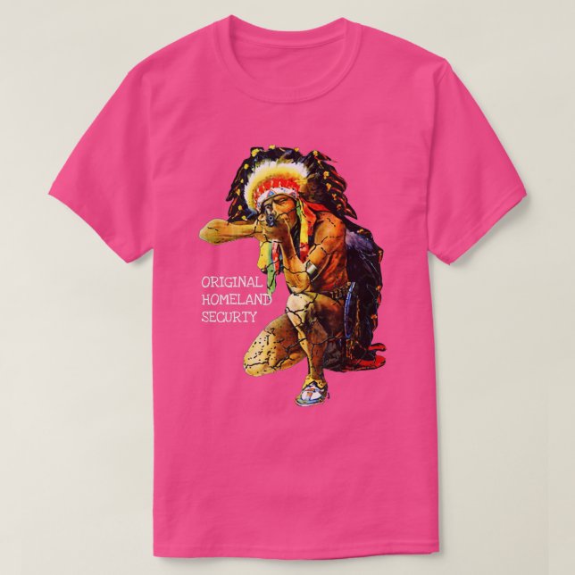 Amerikanische ORIGINALE HEIMAT SICHERHEIT T-Shirt (Design vorne)