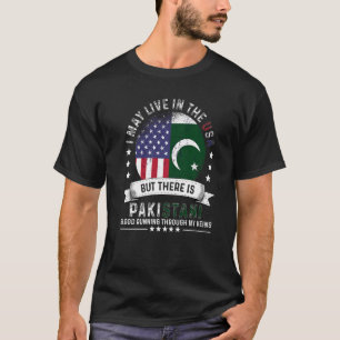 Amerikanische pakistanische Zuhause in der US Patr T-Shirt