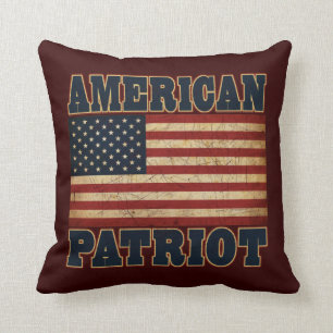 Amerikanische Patriot-Flagge Kissen
