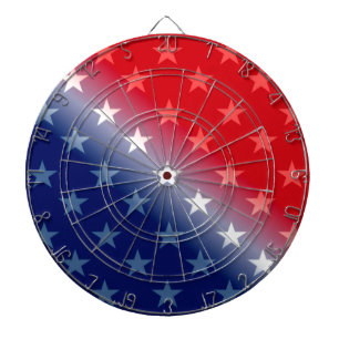 Amerikanische patriotische Rot-Blau Dartscheibe