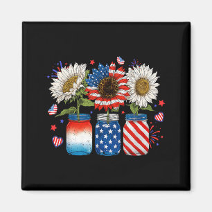Amerikanische patriotische USA-Flaggen-Gläser mit Magnet