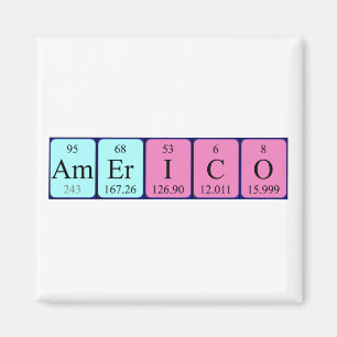 Amerikanische Periodenmagnet Magnet