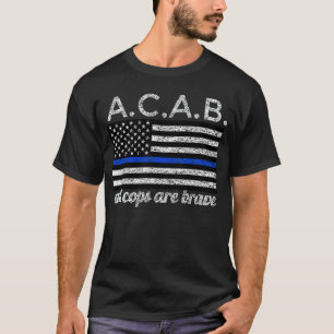 Amerikanische Polizisten sind tapfere Unterstützer T-Shirt