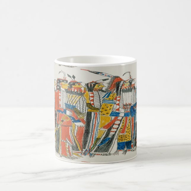 Amerikanische Pow Wow Tänzer Kaffeetasse (Mittel)