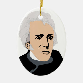Amerikanische Präsidenten: Andrew Jackson 1829 - Keramikornament
