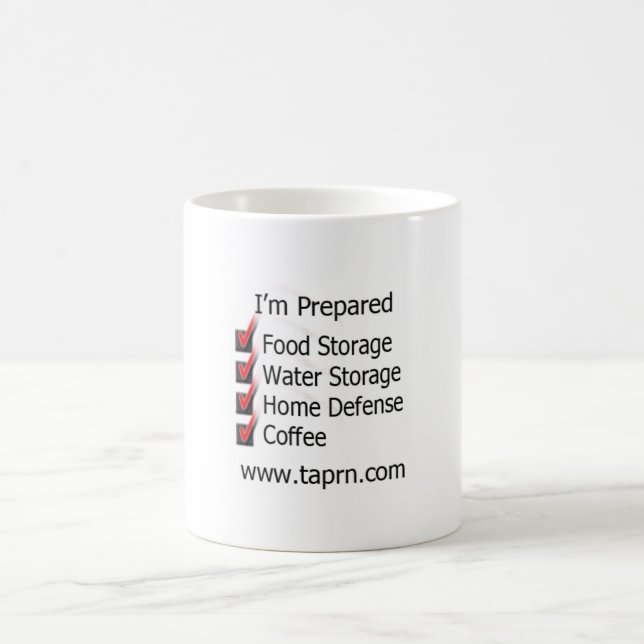 AMERIKANISCHE PREPPERS RADIOnet-KAFFEETASSE Kaffeetasse (Mittel)