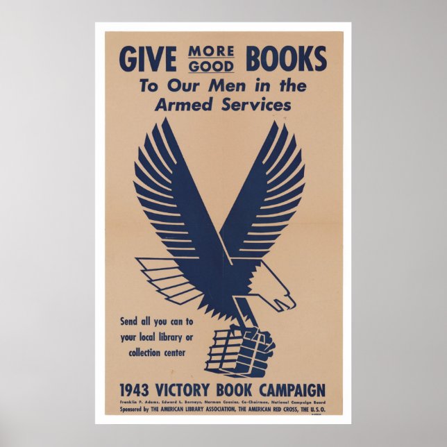 Amerikanische Propaganda während des Zweiten Weltk Poster (Vorne)
