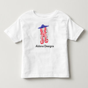 Amerikanische Puppe Kleinkind T-shirt
