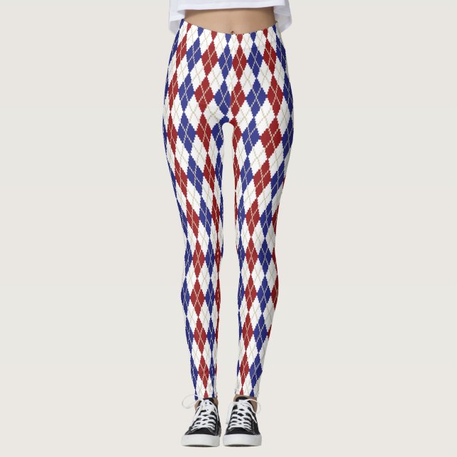 Amerikanische Raute Leggings (Vorderseite)