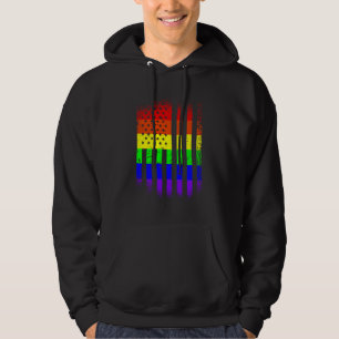amerikanische Regenbogenflagge LGBT Hoodie
