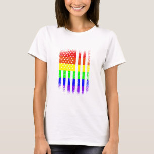 amerikanische Regenbogenflagge LGBT T-Shirt