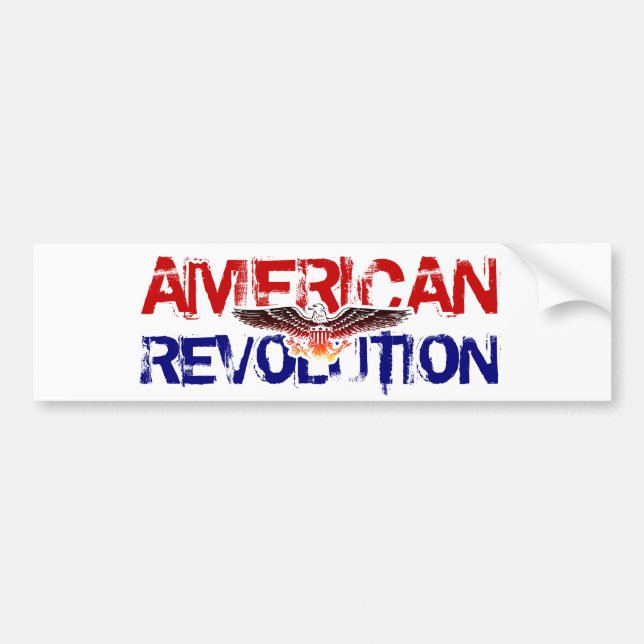Amerikanische Revolution Autoaufkleber (Vorne)