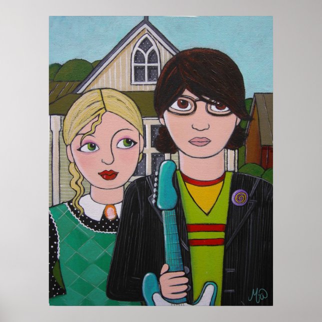 Amerikanische Rocker Poster (Vorne)