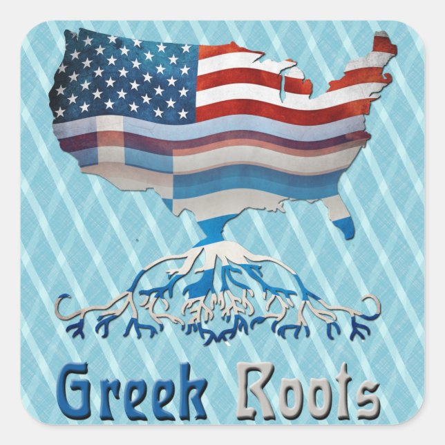 Amerikanische Roots Stickers (Vorderseite)