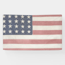 Amerikanische Rustikale amerikanische Flagge Banner