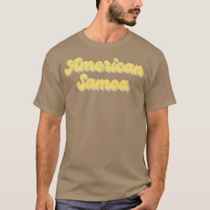 Amerikanische samoa Nationalpark honiggelb funky r T-Shirt