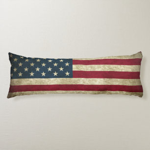 AMERIKANISCHE SCHMUTZ-FLAGGE kundenspezifisches Seitenschläferkissen