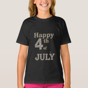 Amerikanische Seele: Klassische 4. Juli Stimmung T-Shirt