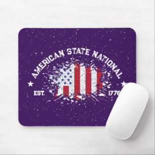 Amerikanische Staat Nationale Friedensflagge Plats Mousepad