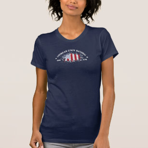 Amerikanische Staat Nationale Friedensflagge Plats T-Shirt