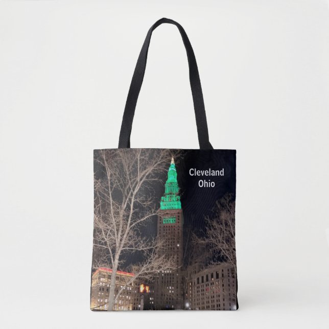 AMERIKANISCHE STADT CLEVELAND OHIO  TASCHE (Vorderseite)