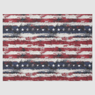 Amerikanische Stars & Streifen - 10lb, 17"x23" Seidenpapier