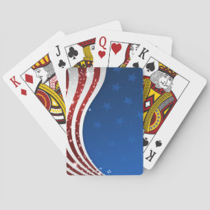 Amerikanische Sterne und Streifen Spielkarten