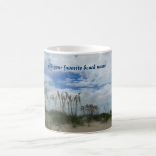 Amerikanische Strand-Sanddünen Kaffeetasse