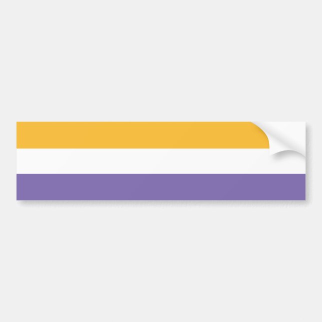 Amerikanische Suffrage-Flagge 19. Änderung Autoaufkleber (Vorne)