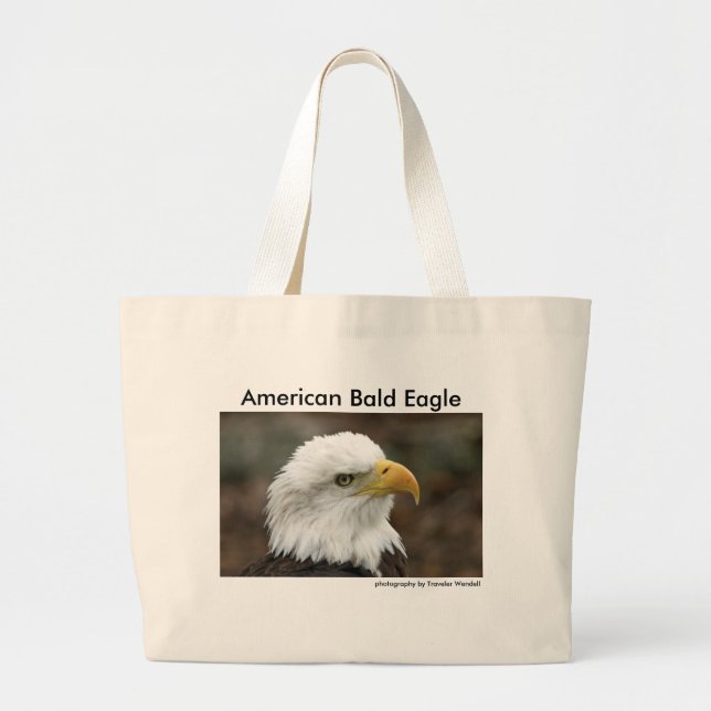 Amerikanische Taschen-Tasche des kahlen Adler-2 Jumbo Stoffbeutel (Vorne)