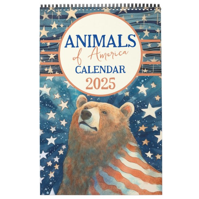 Amerikanische Tiere 2026 Kalender (Titelbild)