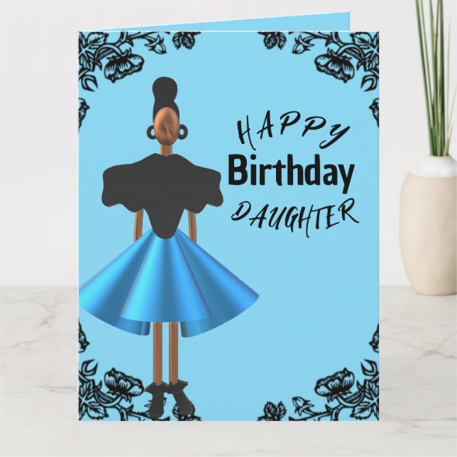 Amerikanische Tochter Birthday Karte (Vorderseite)