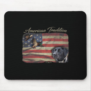 Amerikanische Tradition Waterfowl Duck Jagd Hund B Mousepad
