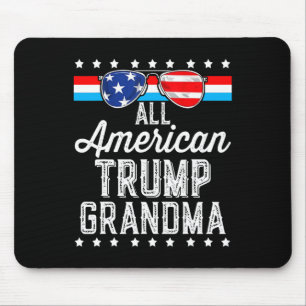 Amerikanische Trump-Oma-amerikanische Fahne Sungle Mousepad
