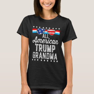 Amerikanische Trump-Oma-amerikanische Fahne Sungle T-Shirt